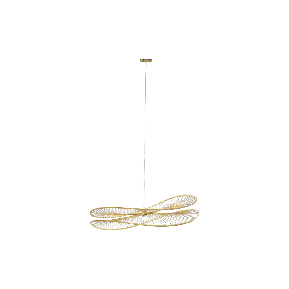 Lampadario Dkd Home Decor Marrone Bambù 50 W 100 X 100 X 25 cm
