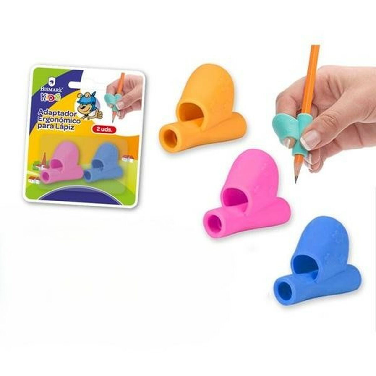 Adattatore Per Matita Bismark Multicolore 2 Pezzi (18 Unità) - Image 3