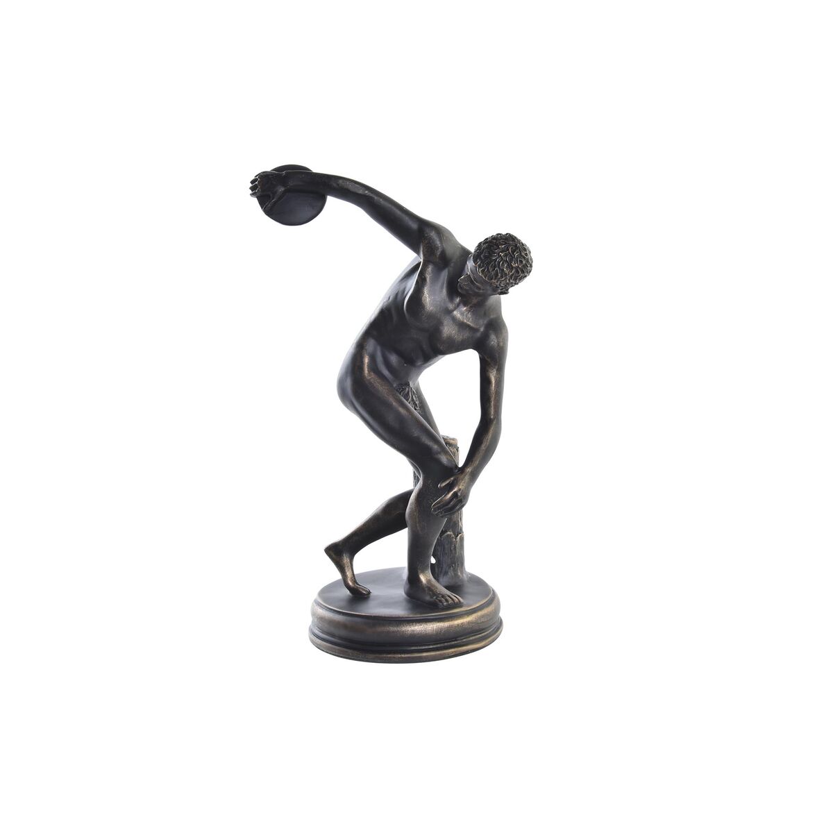 Statua Decorativa Dkd Home Decor Discobolus Rame Resina (19 X 17 X 34 Cm)