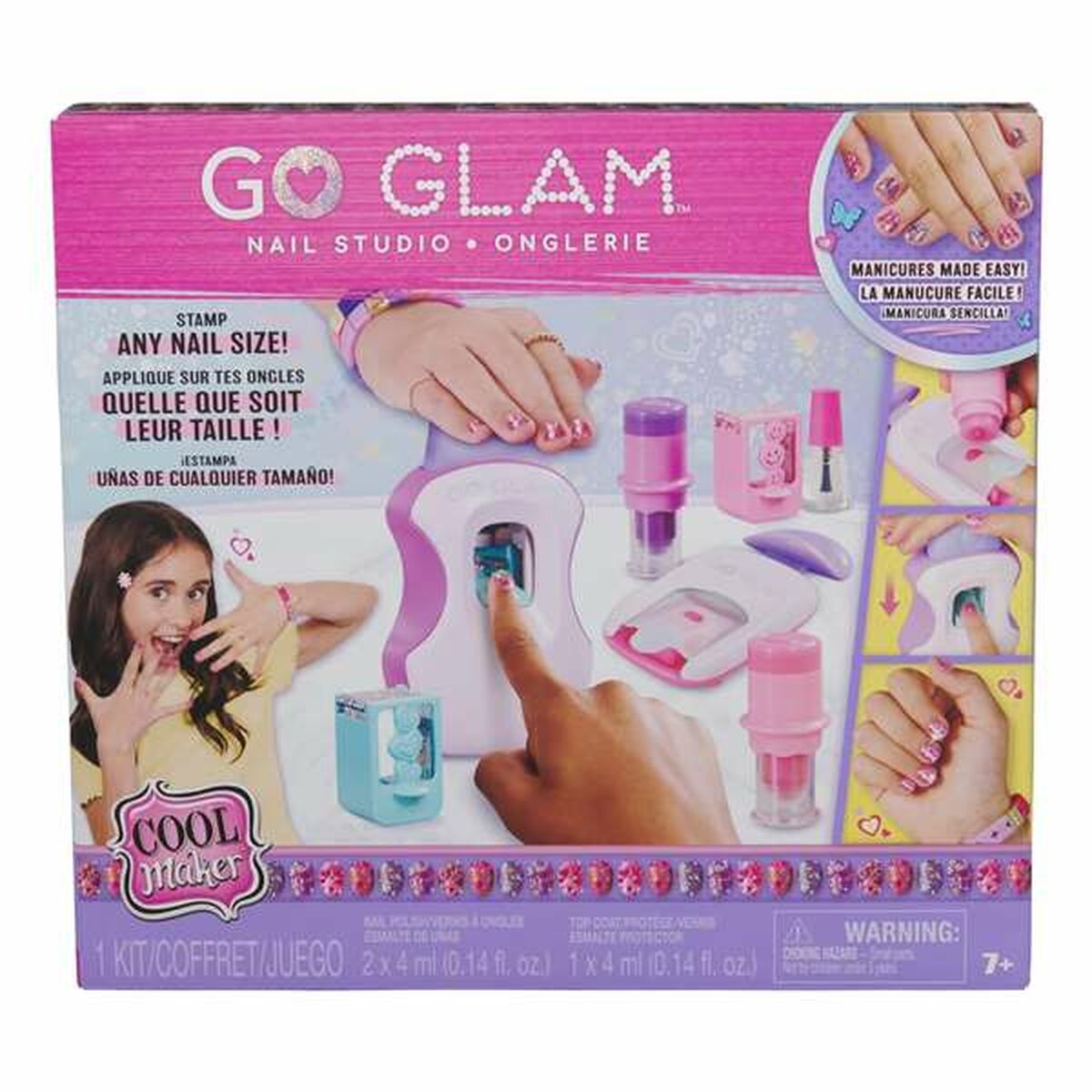Kit Di Design Per Unghie Spin Master Multicolore 27 Pezzi