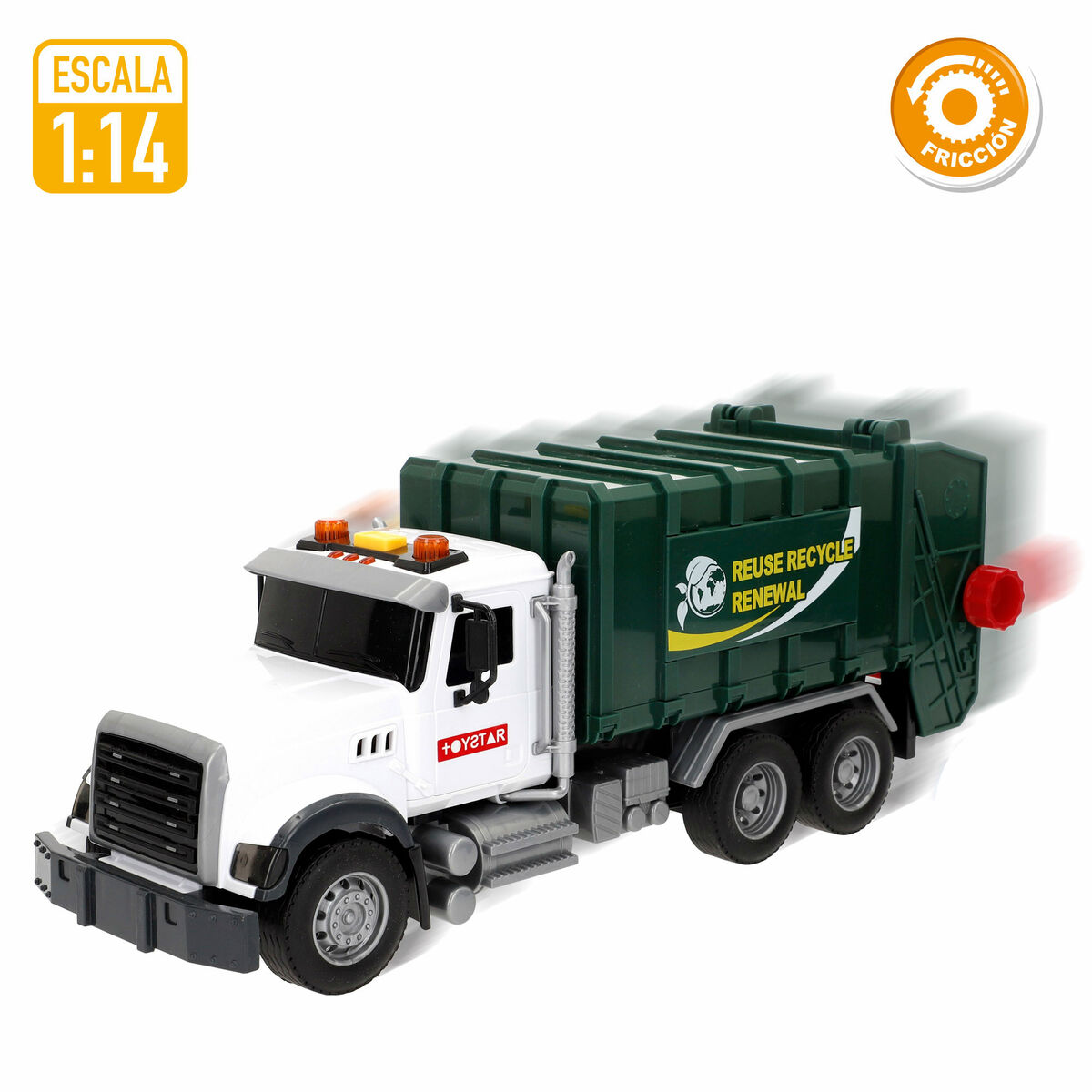 Camion Della Spazzatura Speed & Go 31 X 13 X 10 Cm (6 Unità) - Image 3