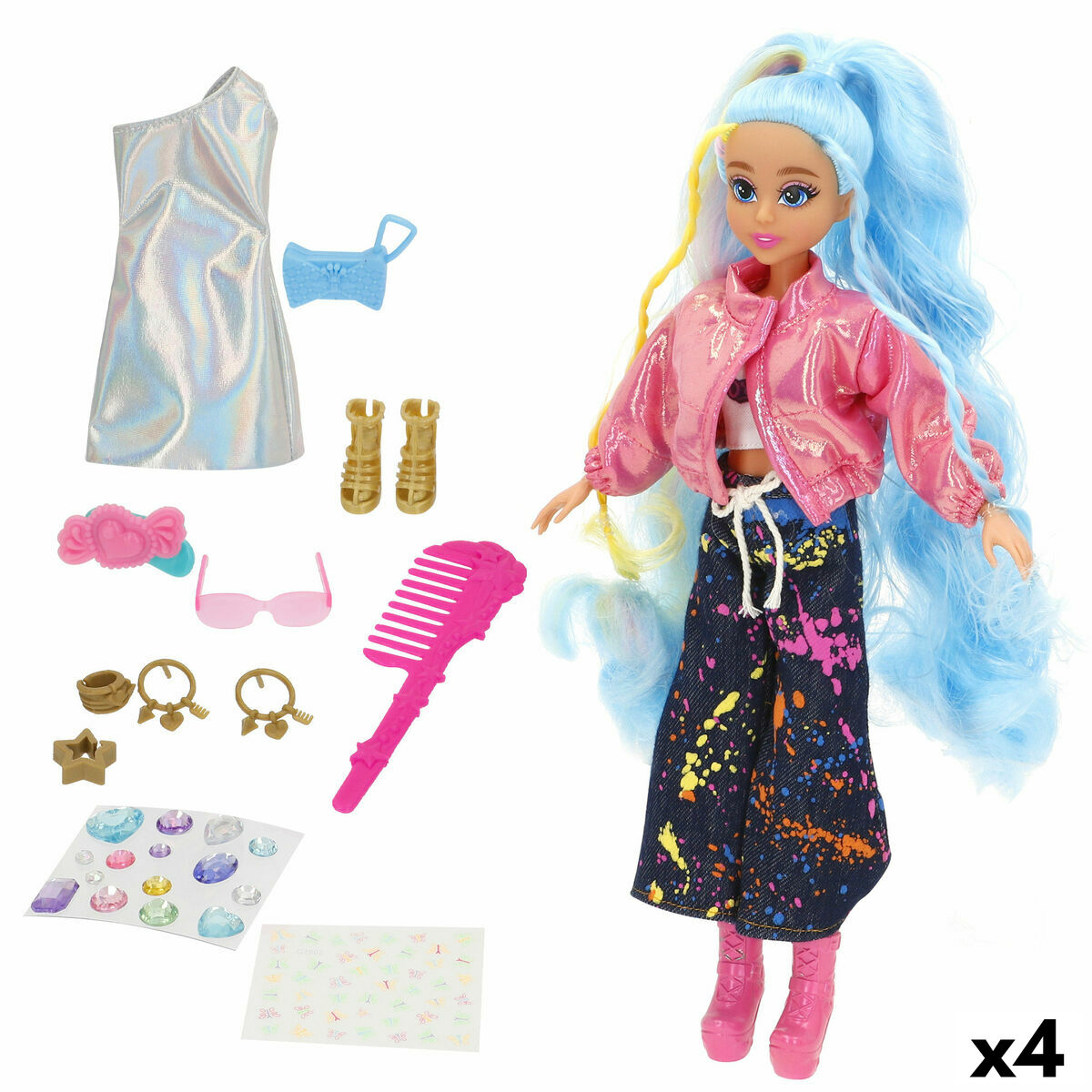 Bambola Funville 11 X 30 X 5 Cm (4 Unità)