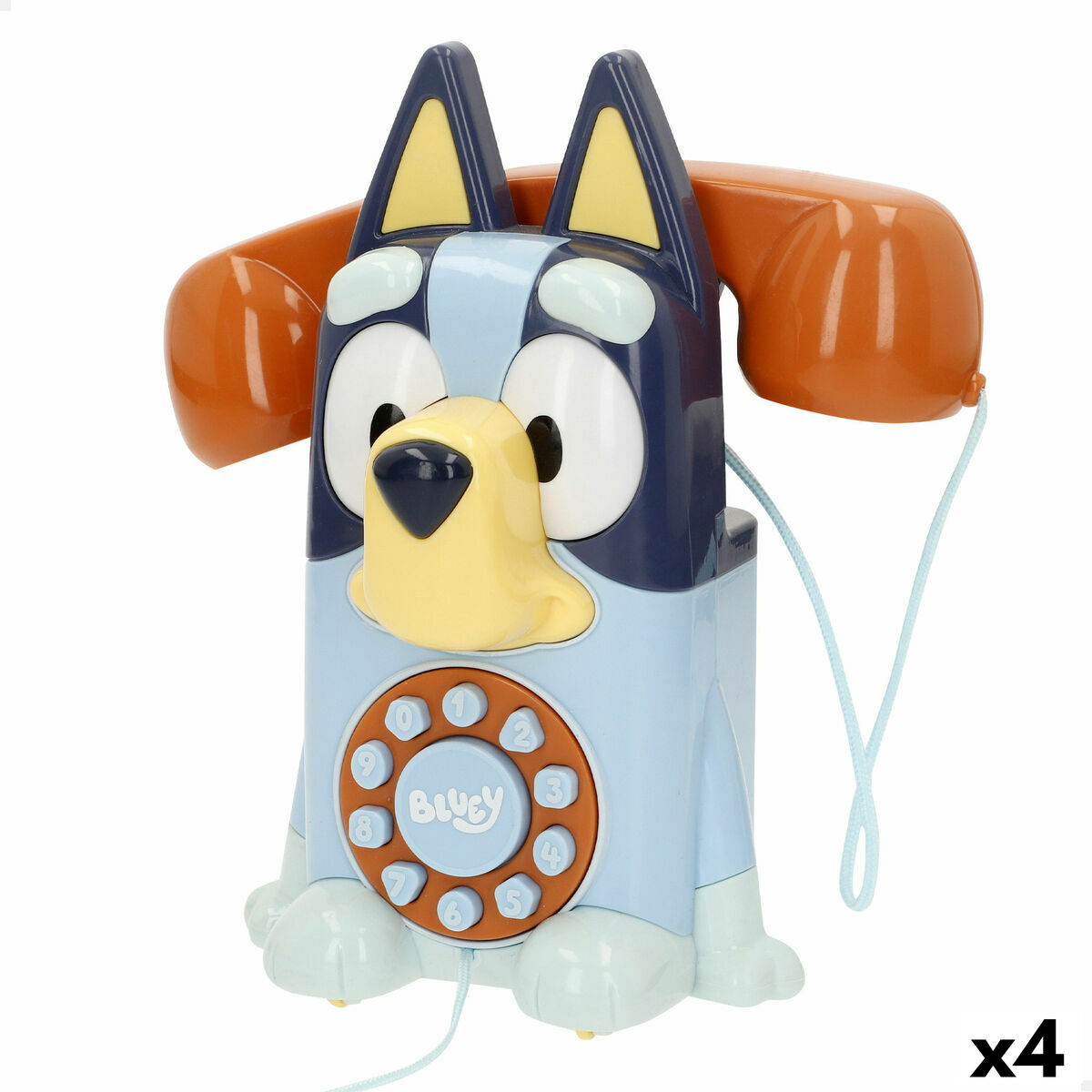 Telefono Giocattolo Bluey Plastica 16 X 18 X 8 Cm (4 Unità )