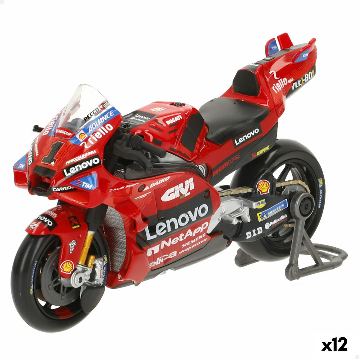 Motocicletta Maisto 2024 Ducati Lenovo 12 X 8 X 4 cm