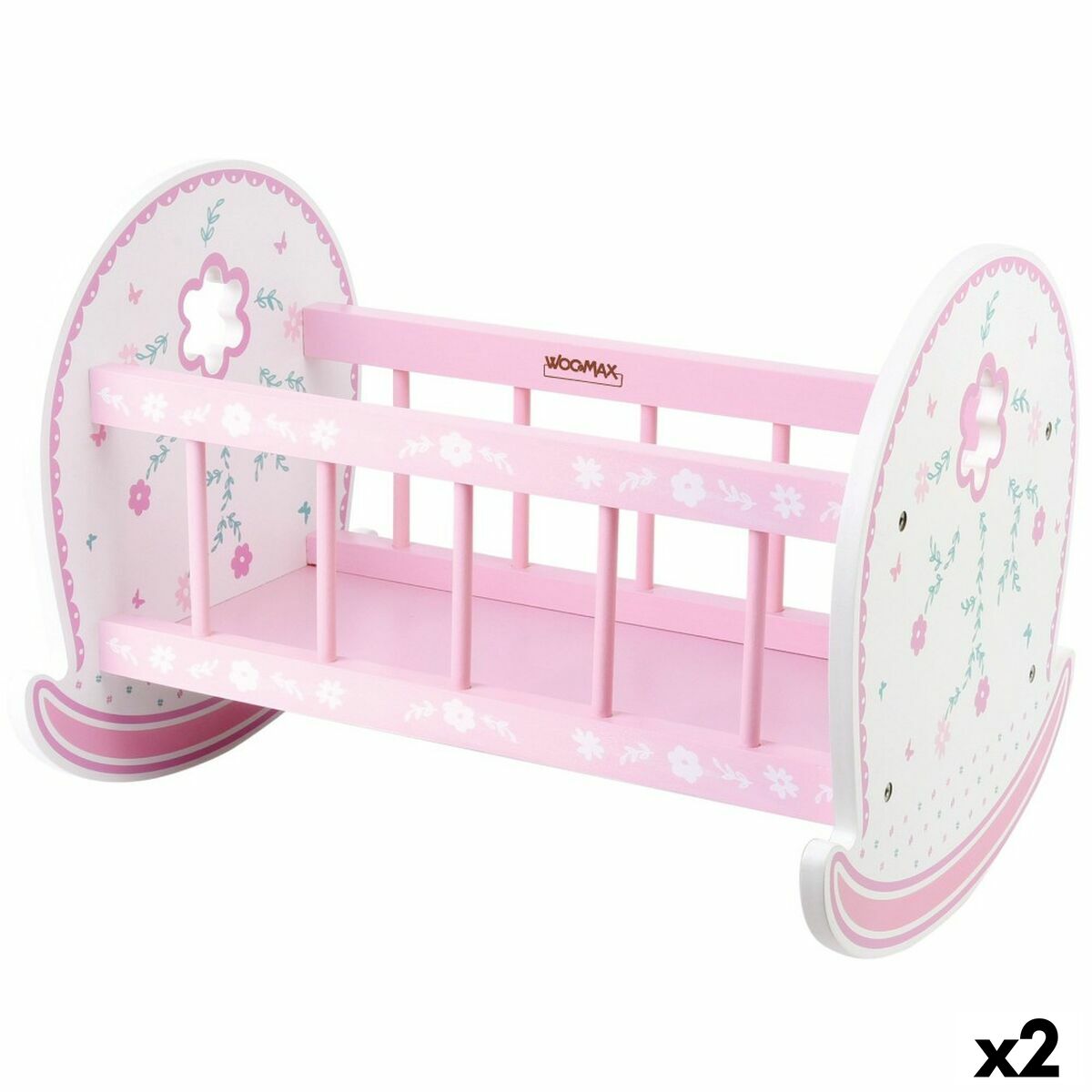 Culla Per Bambole Woomax 2 Unità 47 X 35 X 35 cm