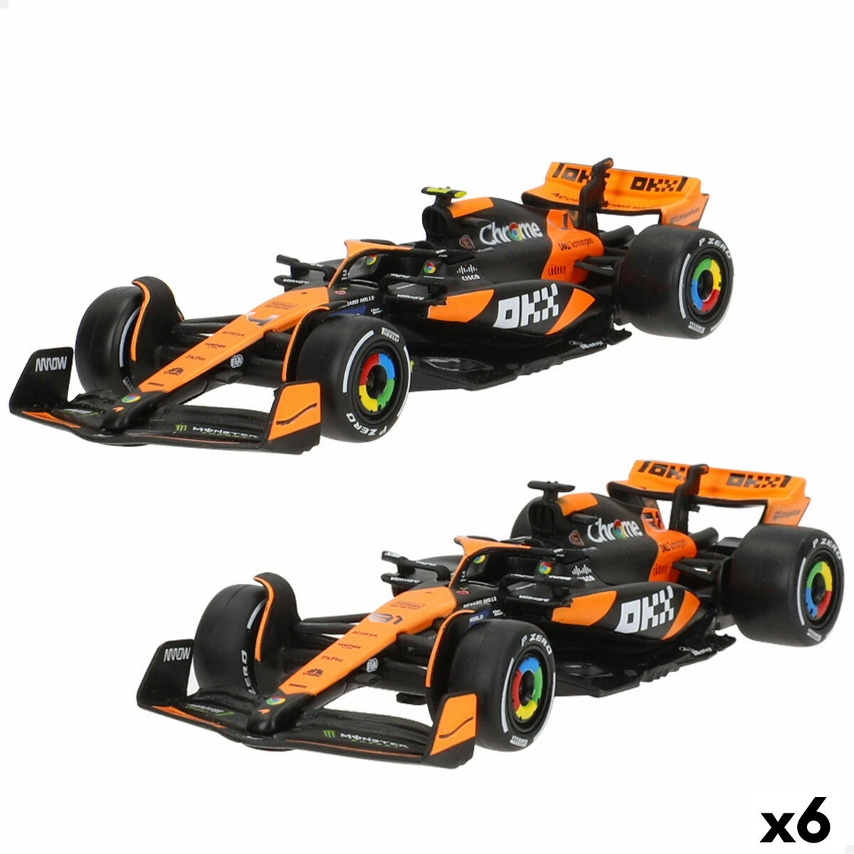 Macchina A Giocattolo Mclaren F1 2024 Mcl38 (6 Unità)