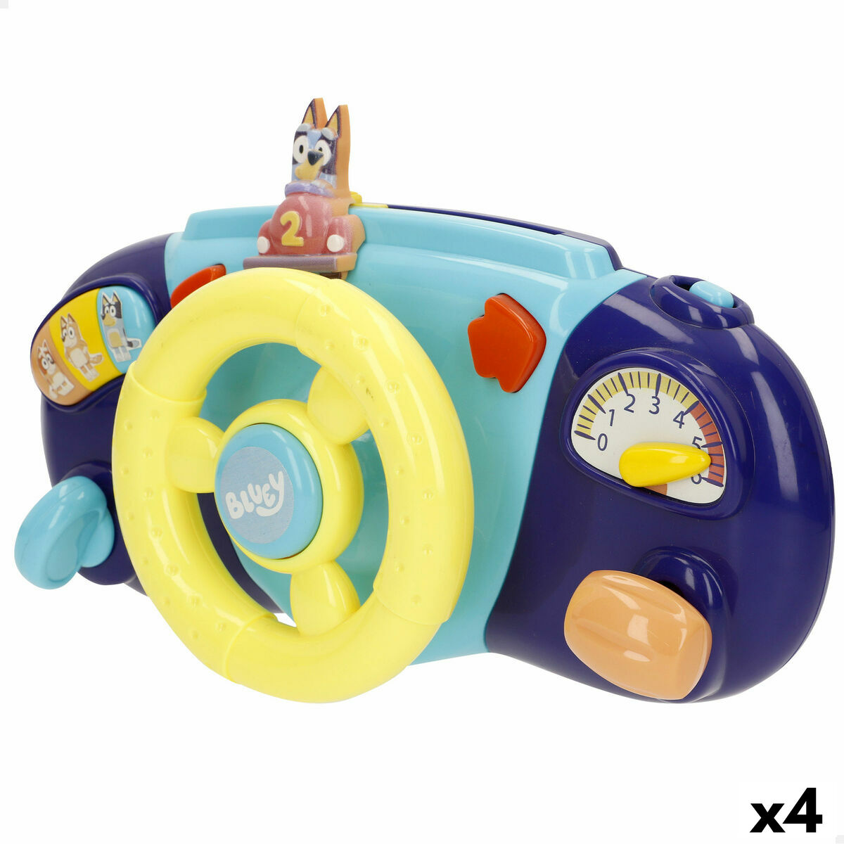 Volante Per Passeggino Bluey 26 X 16 X 7 Cm (4 Unità)