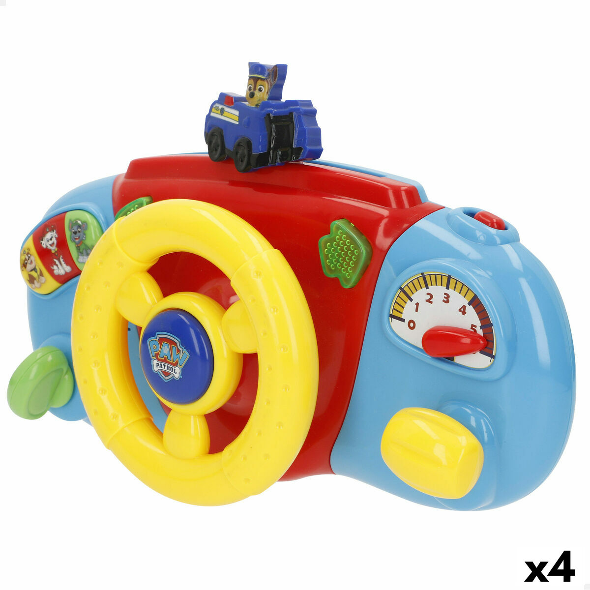 Volante Per Passeggino The Paw Patrol 26 X 16 X 7 Cm (4 Unità)