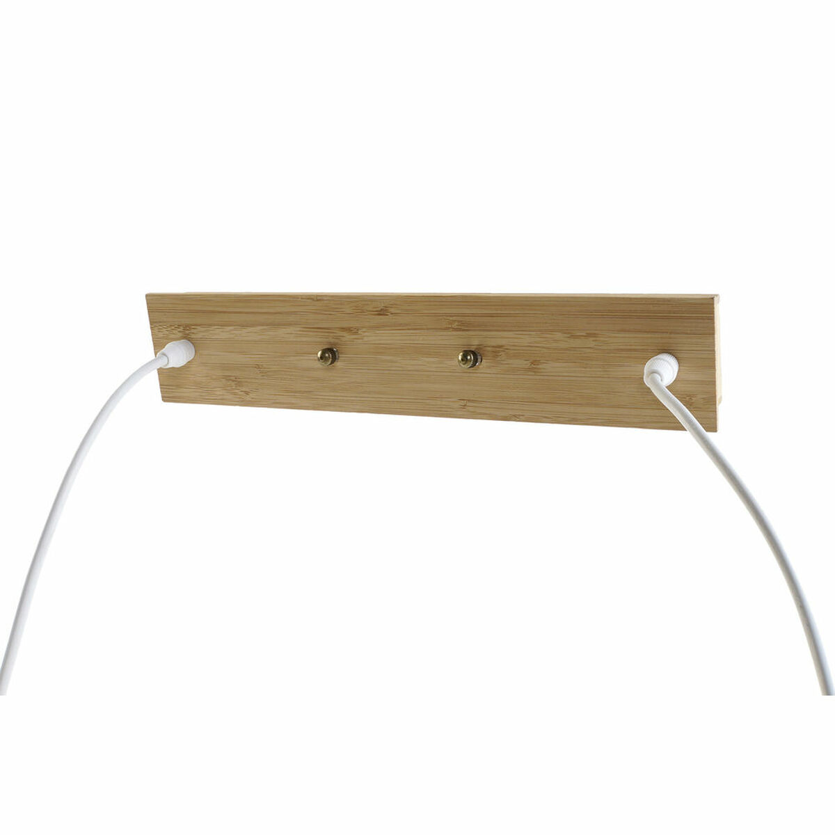 Lampadario Dkd Home Decor Marrone Chiaro Legno Bambù 50 W 220 V 80 X 30 X 30 cm - Image 3