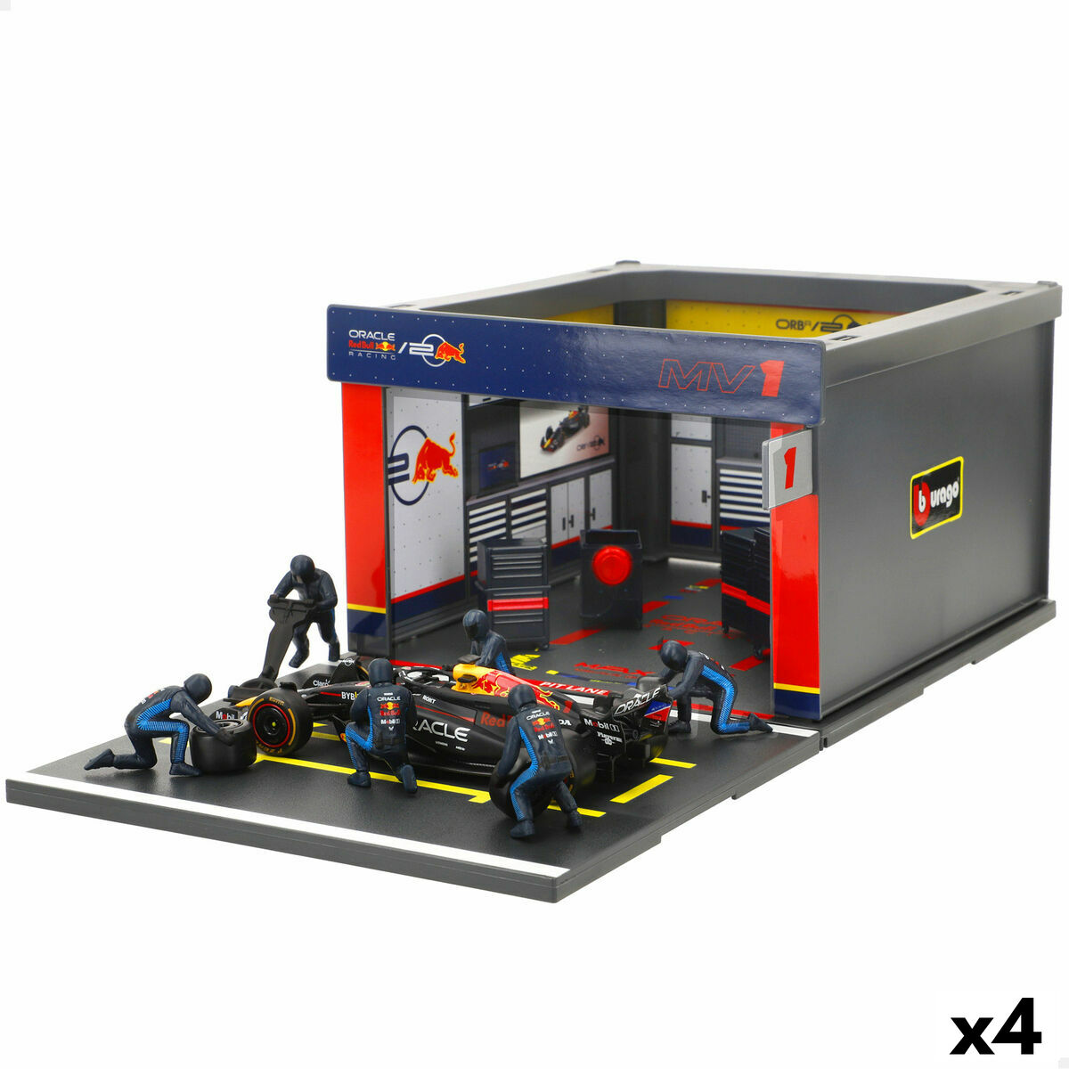 Macchina Da Corsa Red Bull Burago (4 Unità)