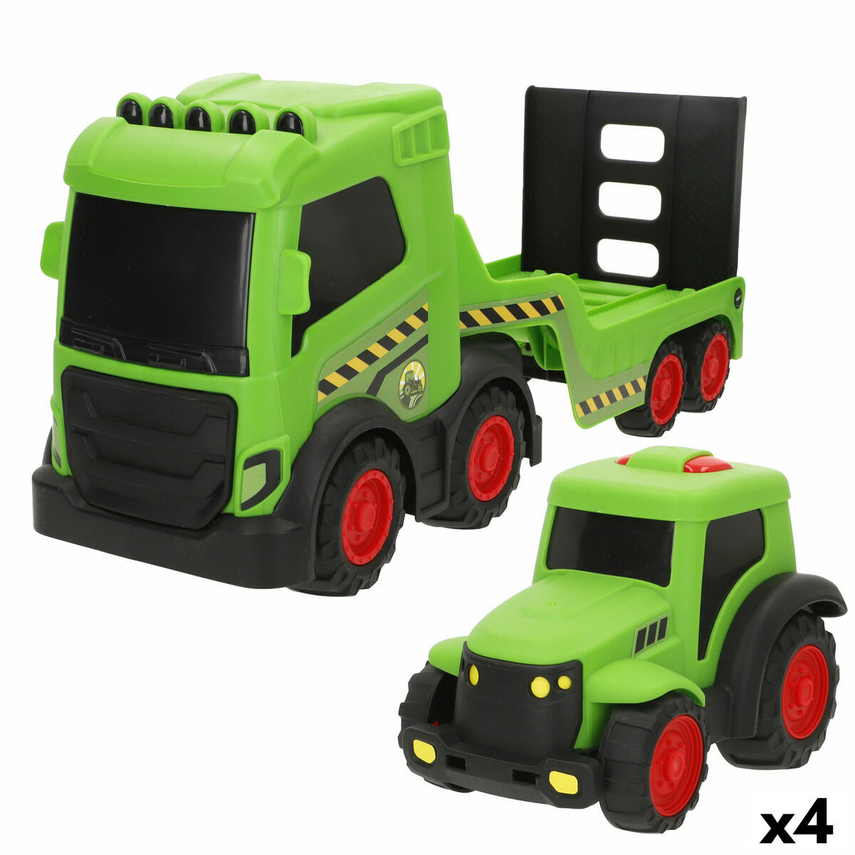 Camion PortA-Veicoli Teamsterz 12 X 18 X 40 Cm (4 Unità)