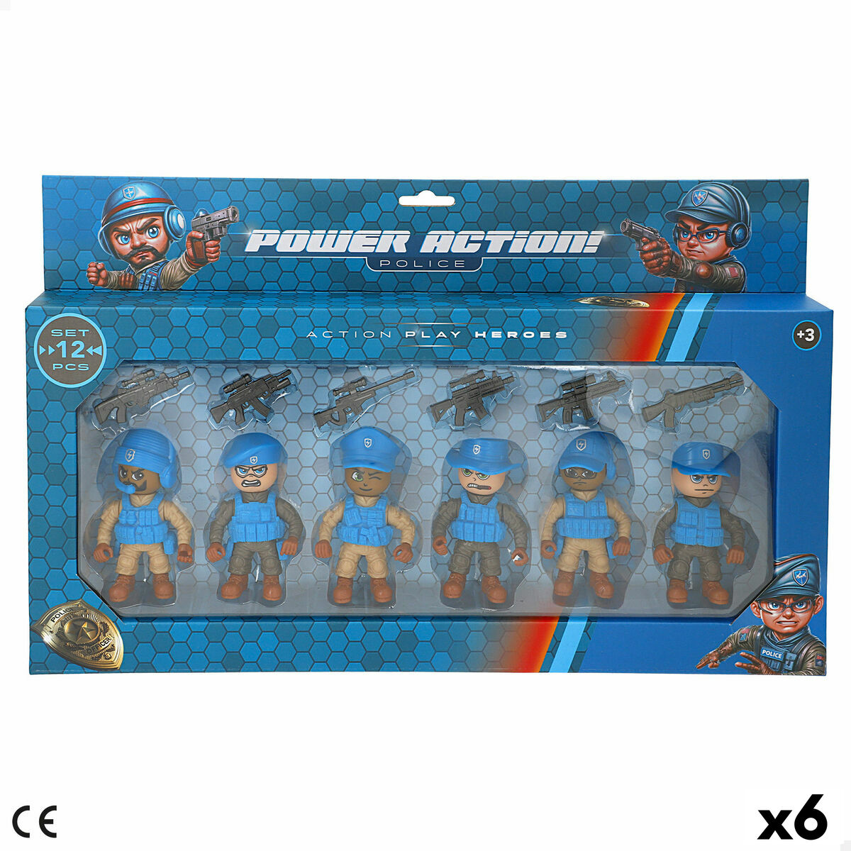 Playset Colorbaby 5 X 8 X 4 Cm (6 Unità)
