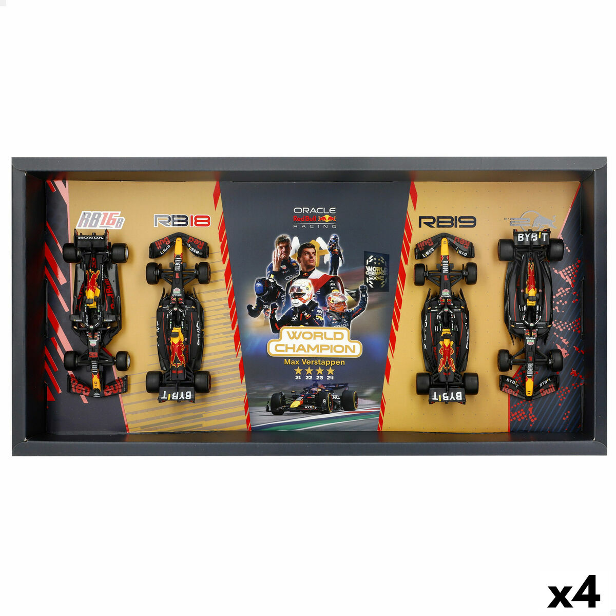 Macchina Da Corsa Red Bull Burago (4 Unità)