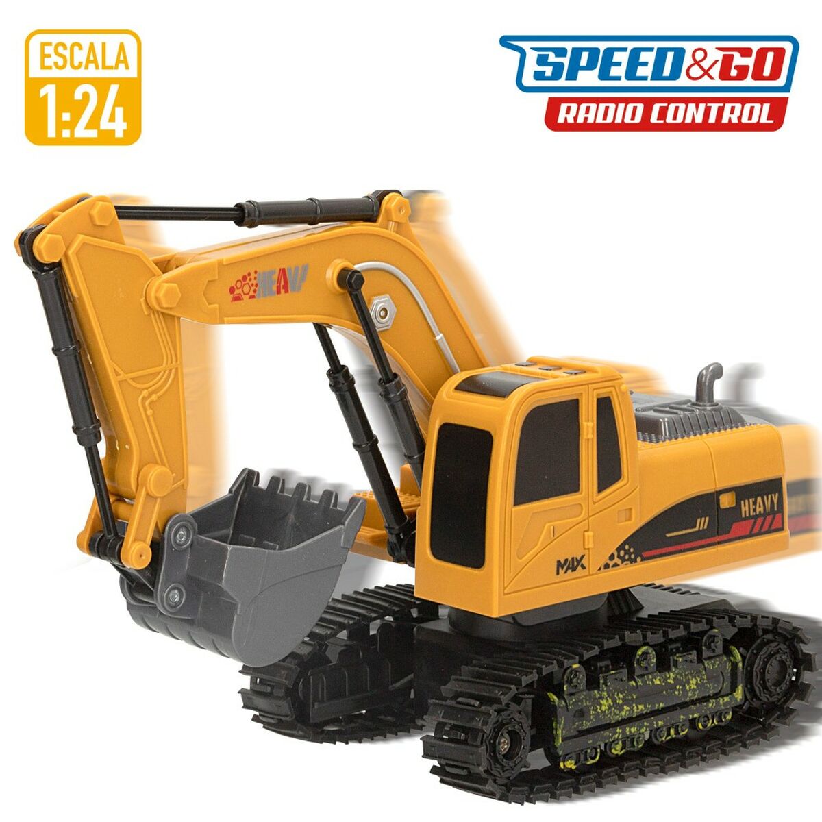 Scavatrice Radiocomandata Speed & Go 1:24 4 Unità - Image 3