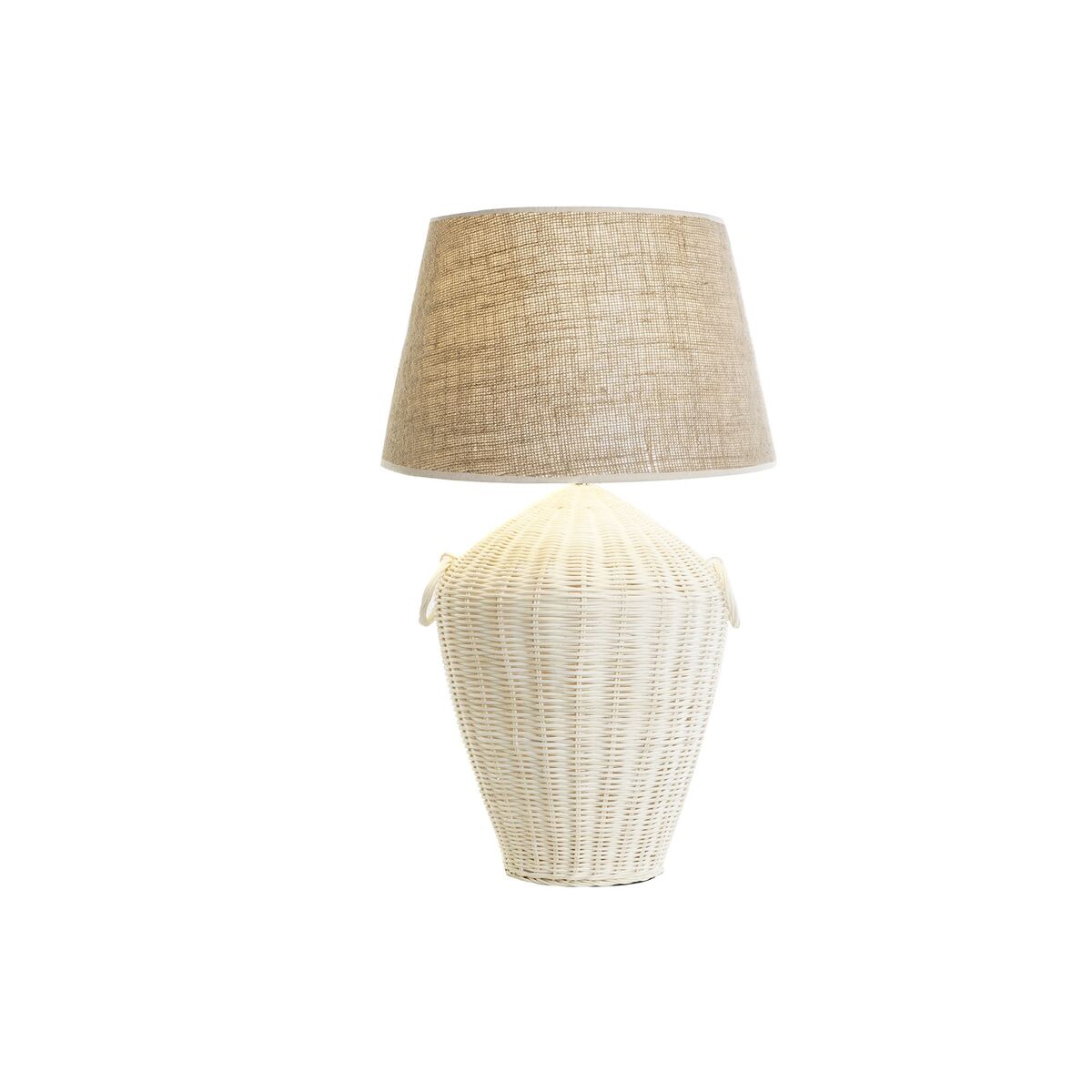 Lampada Da Tavolo Dkd Home Decor Bianco Marrone 50 W 220 V 42 X 42 X 70 cm - Image 4