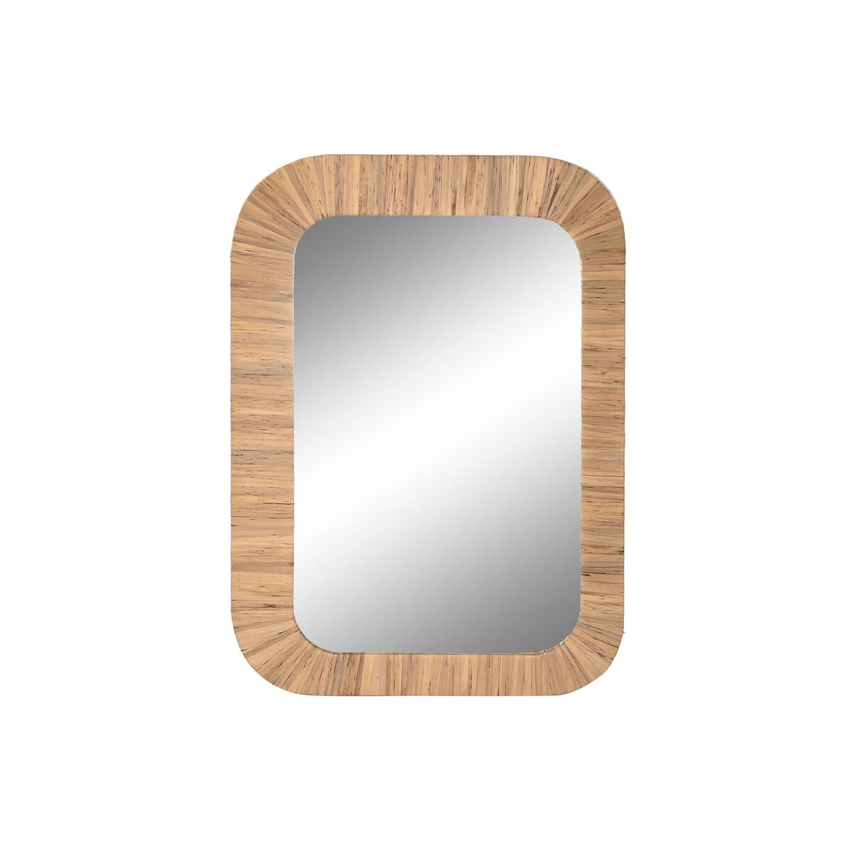 Specchio Da Parete Home Esprit Marrone Naturale Coloniale 70 X 3 X 100 cm