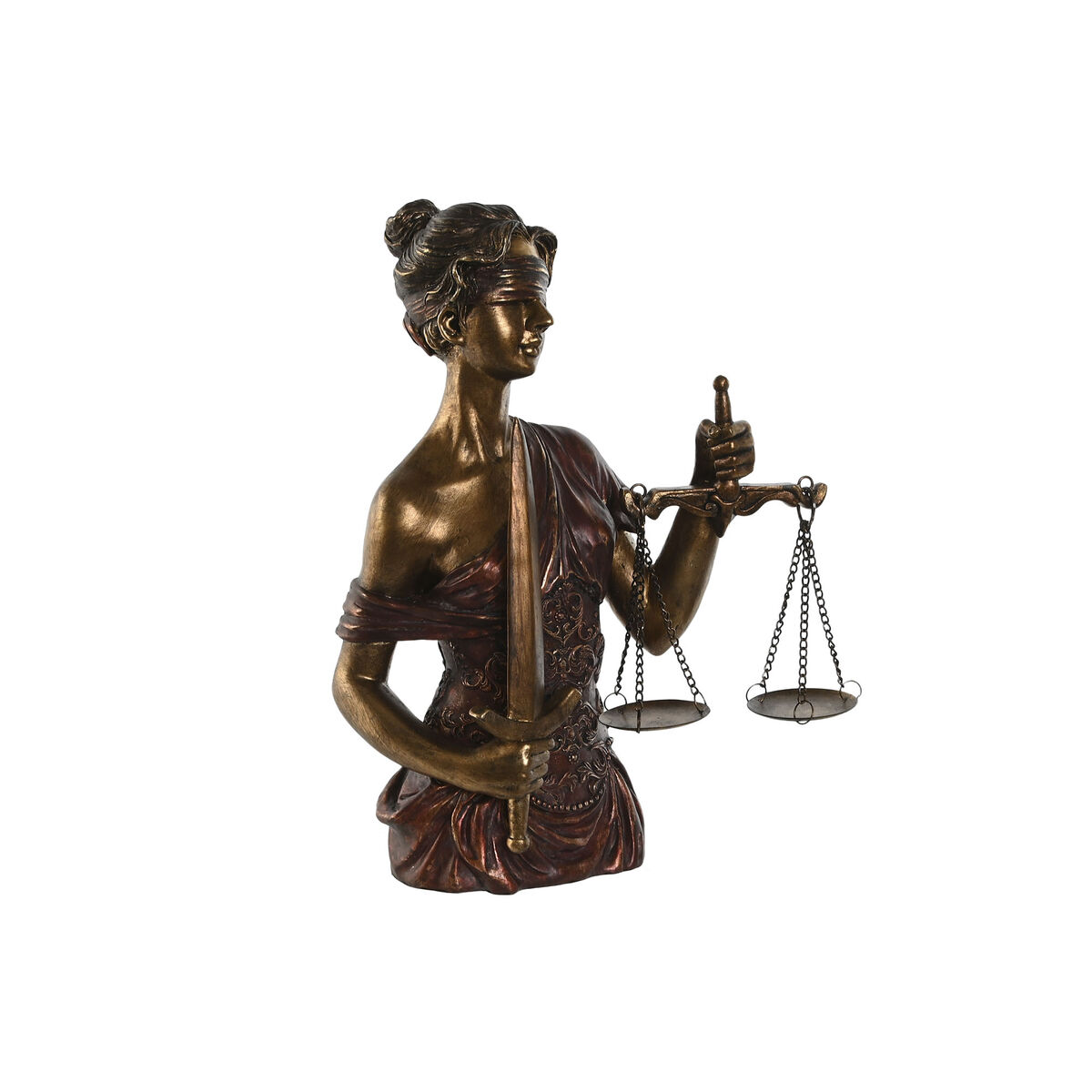 Statua Decorativa Home Esprit Rame 24,5 X 14 X 33,5 cm