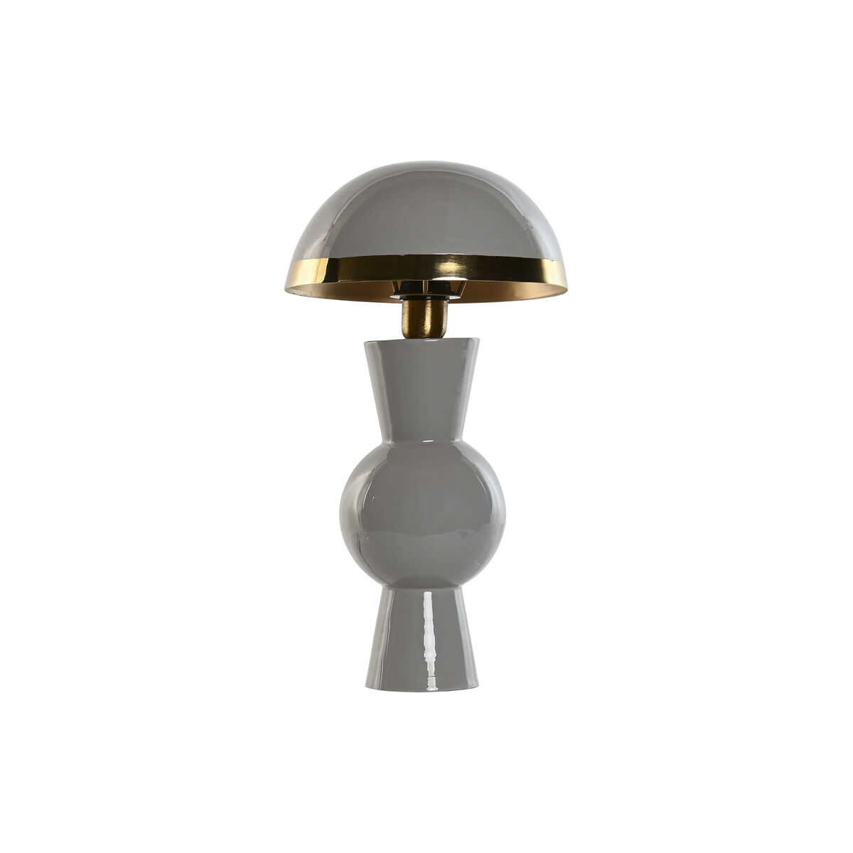 Lampada Da Tavolo Home Esprit Grigio Dorato