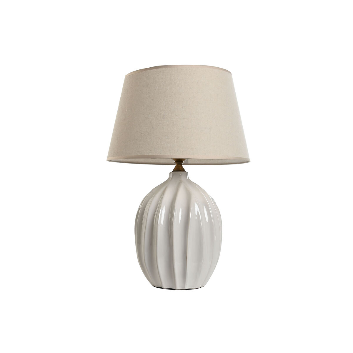 Lampada Da Tavolo Home Esprit Bianco Porcellana 50 W 220 V 40 X 40 X 60 cm