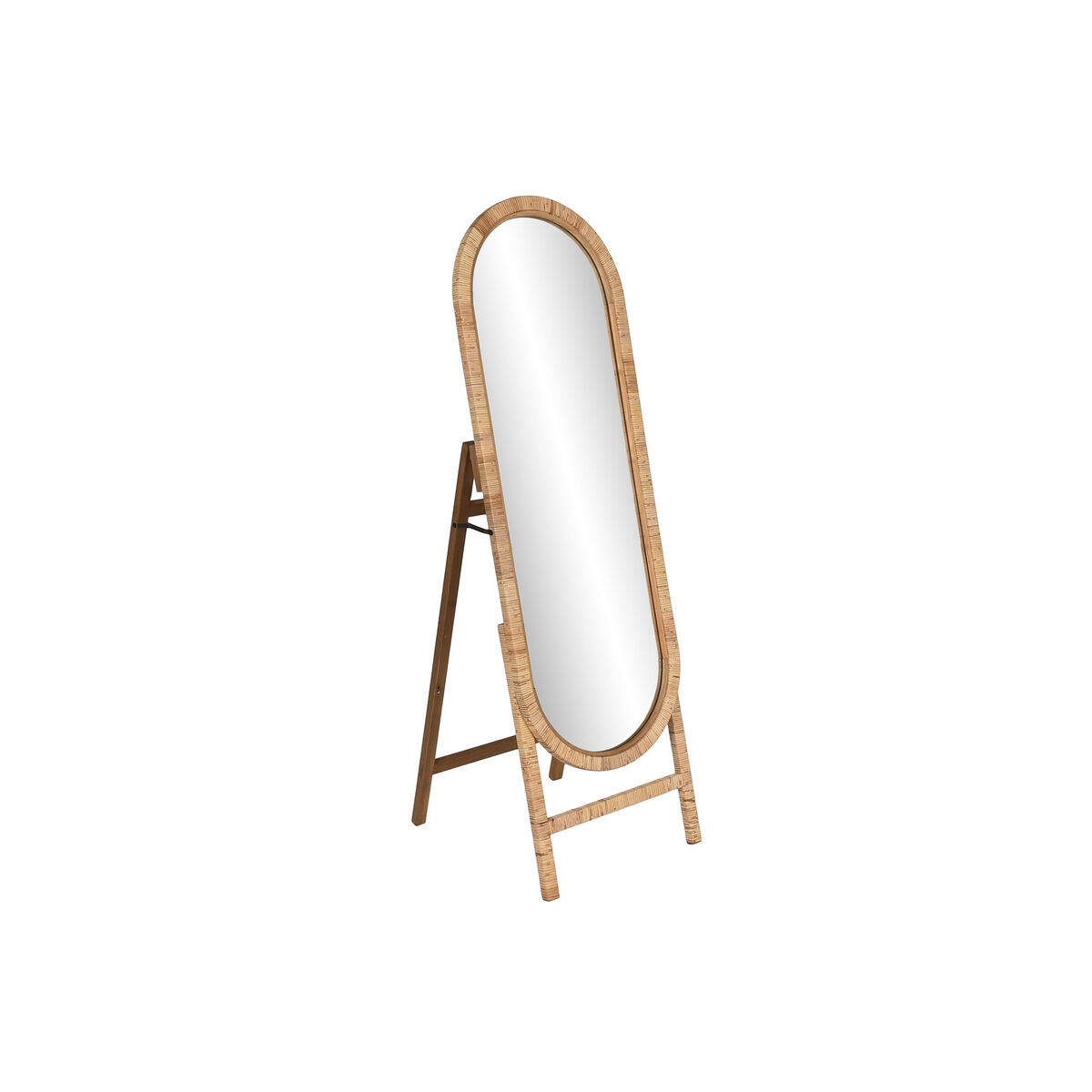 Specchio Spogliatoio Home Esprit Naturale 46,5 X 48 X 150,5 cm