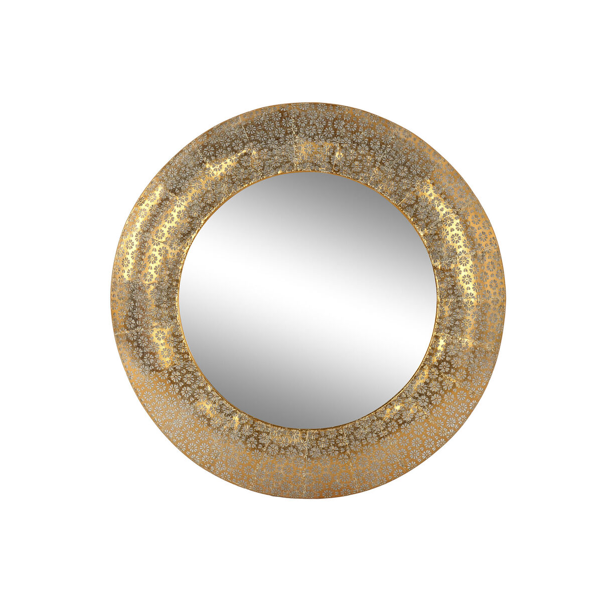 Specchio Da Parete Home Esprit Dorato Arabo 76 X 4,5 X 76 cm