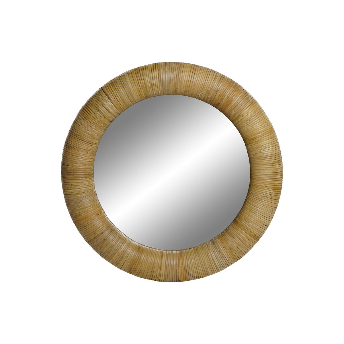 Specchio Da Parete Home Esprit Naturale Tropicale 80 X 7 X 80 cm