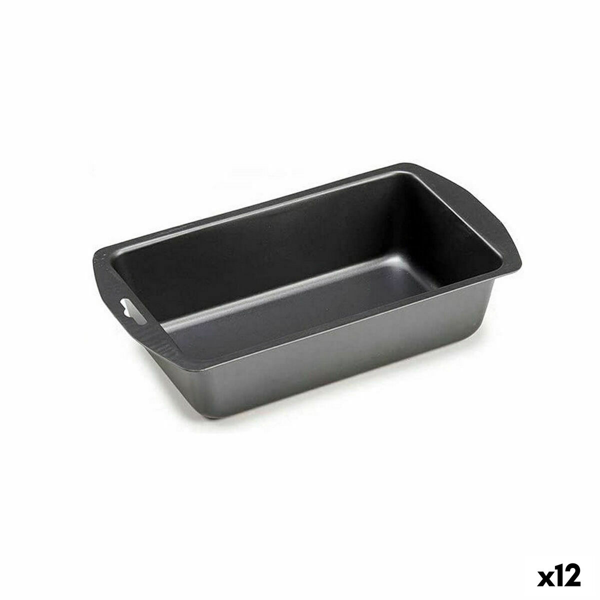 Stampo Rettangolare Kinvara Grigio Scuro Acciaio Inossidabile Acciaio Al Carbonio 13 X 6,3 X 30 Cm 30 X 5,5 X 13 Cm 13 X 5,5 X 3