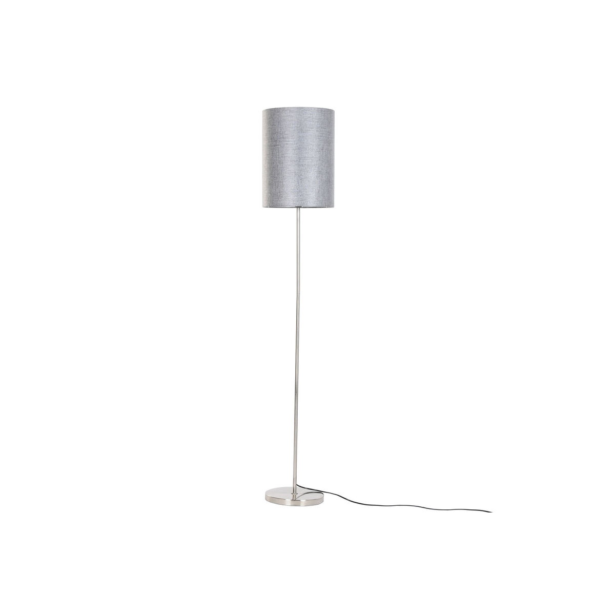 Lampada Da Terra Home Esprit Grigio Argentato 220 V 30 X 30 X 160 cm