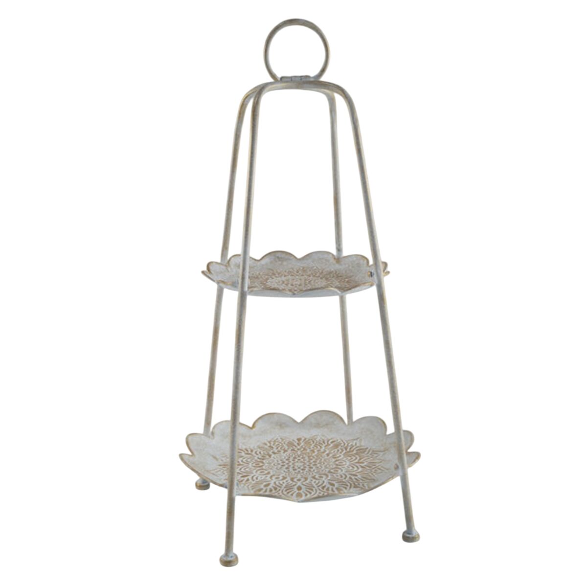 Vassoio Per Aperitivi Home Esprit Bianco Dorato Arabo