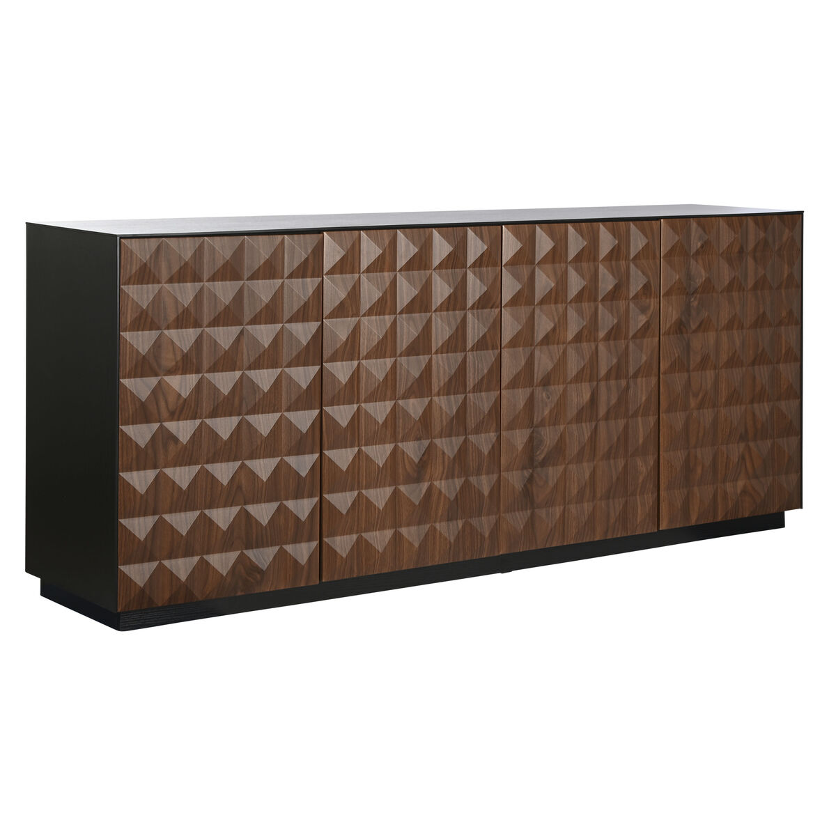 Credenza Home Esprit Marrone Nero Legno Mdf 188,4 X 42,1 X 80,6 cm