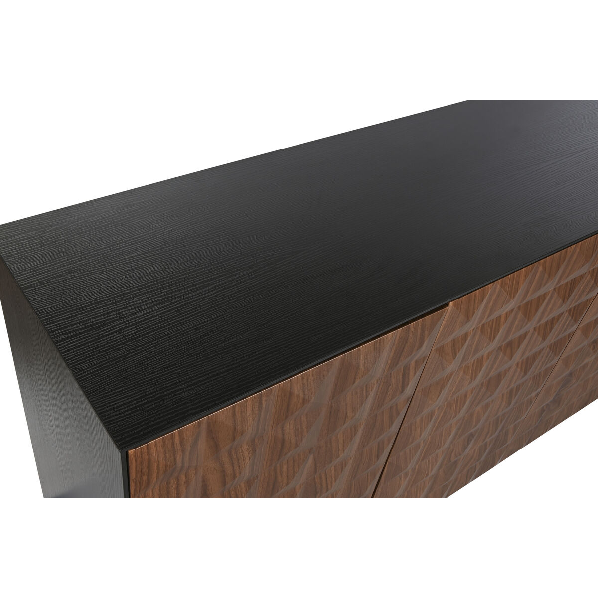 Credenza Home Esprit Marrone Nero Legno Mdf 188,4 X 42,1 X 80,6 cm - Image 4