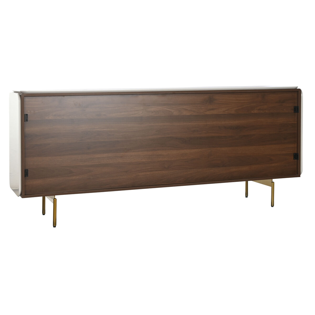 Credenza Home Esprit Bianco Marrone Dorato Legno Legno Mdf 183 X 41,5 X 80 cm - Image 3