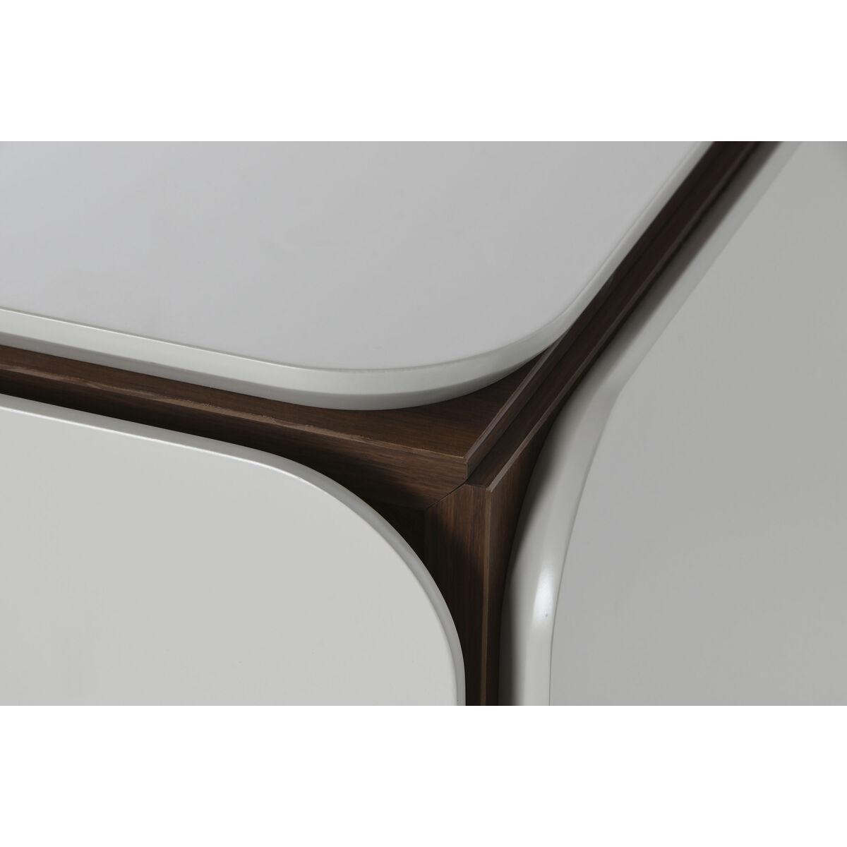 Credenza Home Esprit Bianco Marrone Dorato Legno Legno Mdf 183 X 41,5 X 80 cm - Image 6