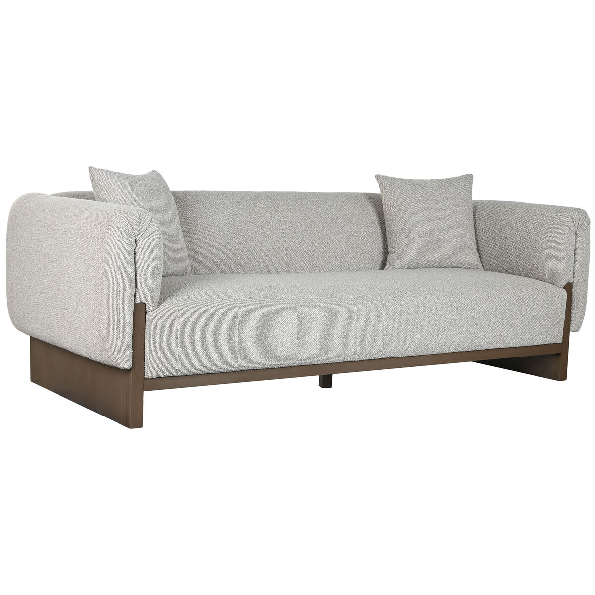 Divano Home Esprit Marrone Beige Scandi 220 X 95 X 77 cm