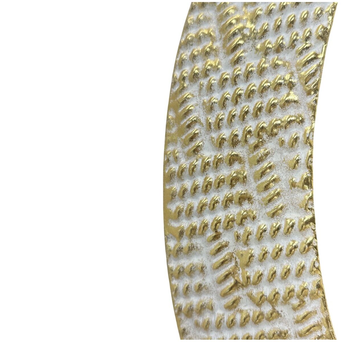 Specchio Da Parete Home Esprit Bianco Dorato Orientale 73 X 7 X 73 cm