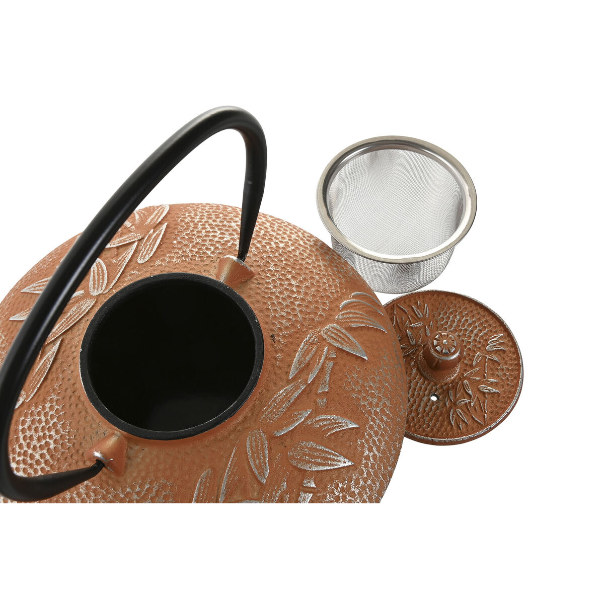 Teiera Home Esprit Arancio Acciaio Inossidabile Ferro 800 ml - Image 4