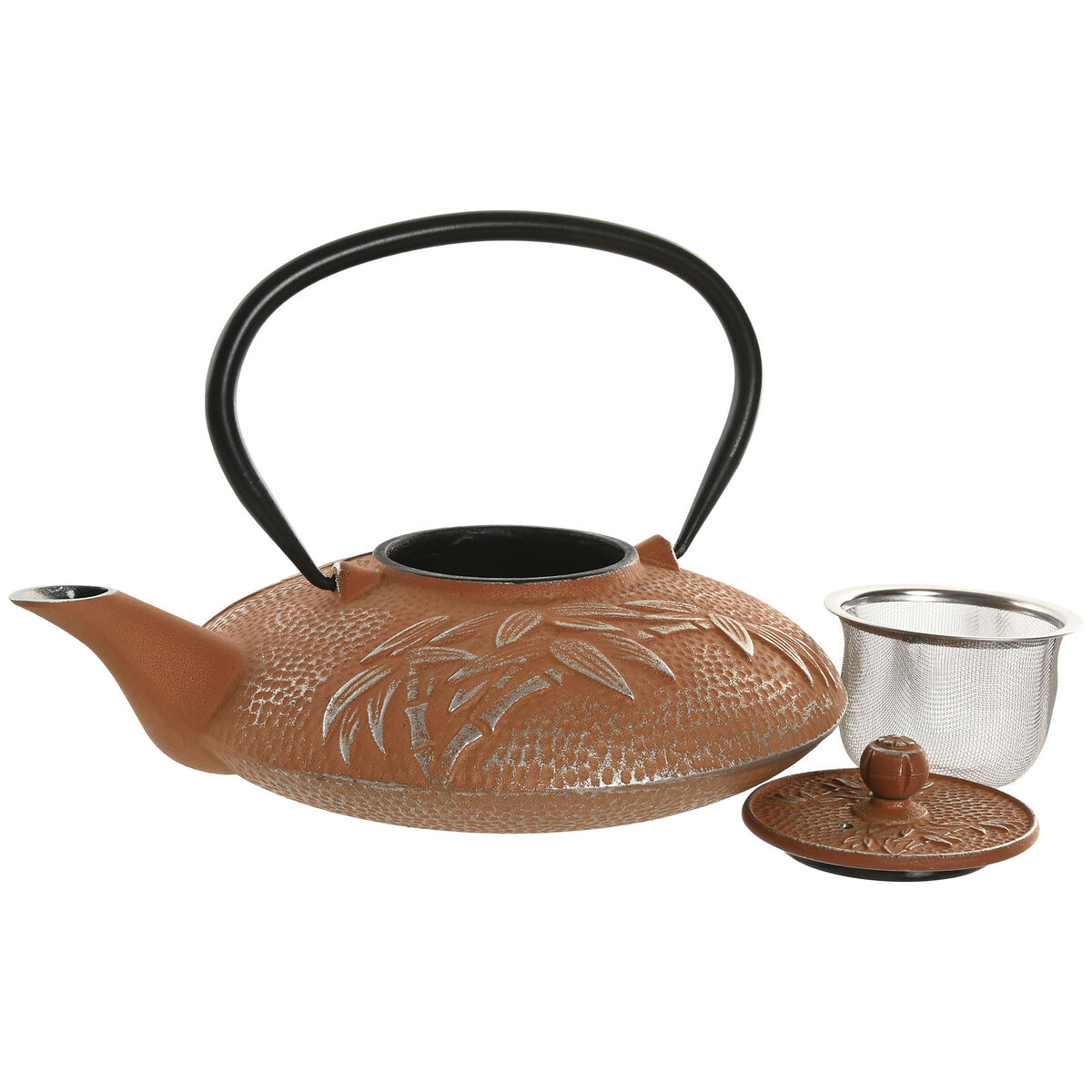 Teiera Home Esprit Arancio Acciaio Inossidabile Ferro 800 ml - Image 3