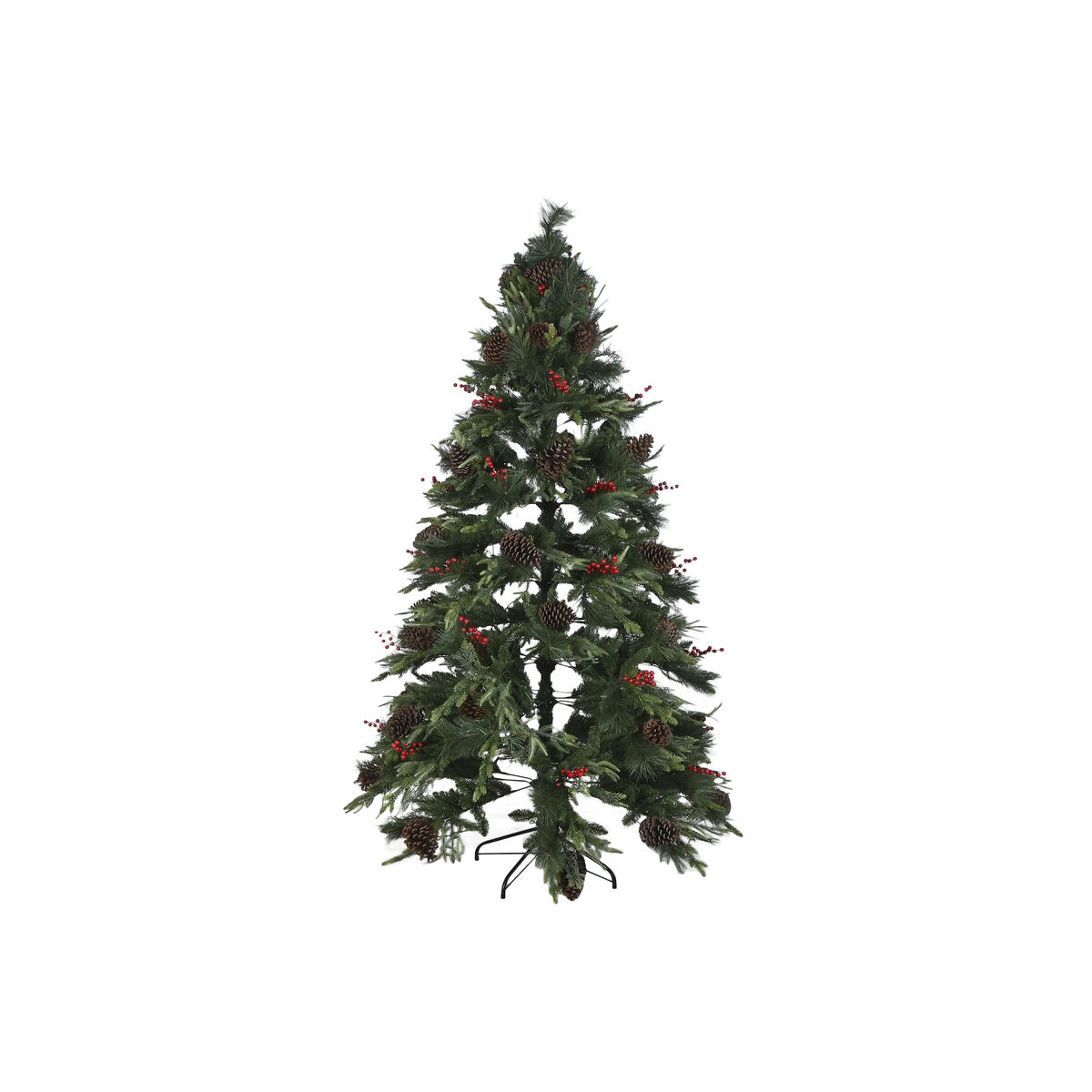 Albero Di Natale Home Esprit Rosso Verde Pvc 120 X 120 X 210 cm - Image 6