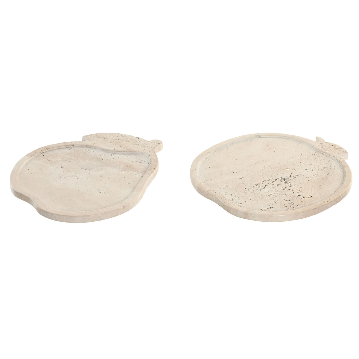 Statua Decorativa Home Esprit Beige Scandinavo 30 X 27 X 1,8 Cm (2 Unità)