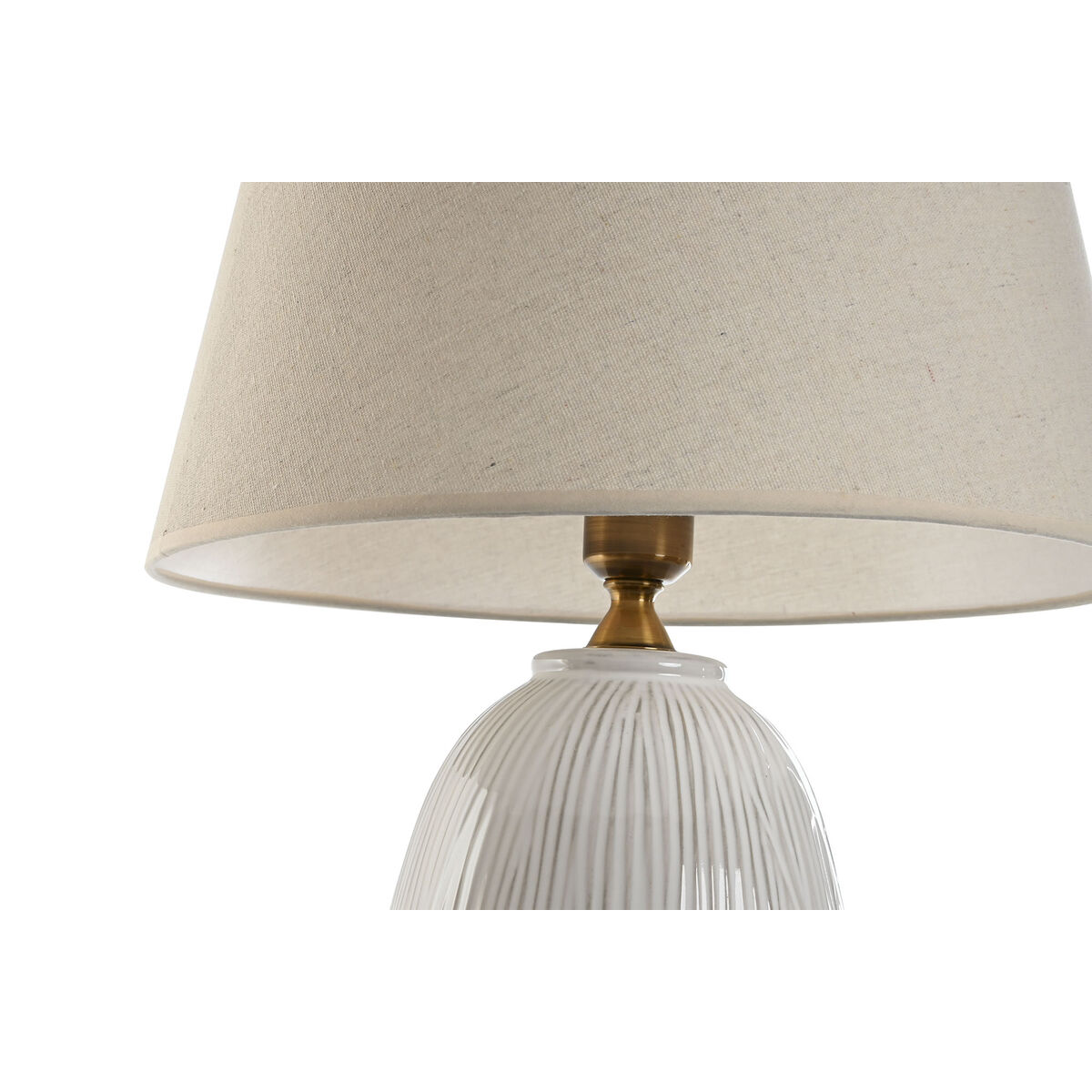 Lampada Da Tavolo Home Esprit Bianco 50 W 220 V - Image 3