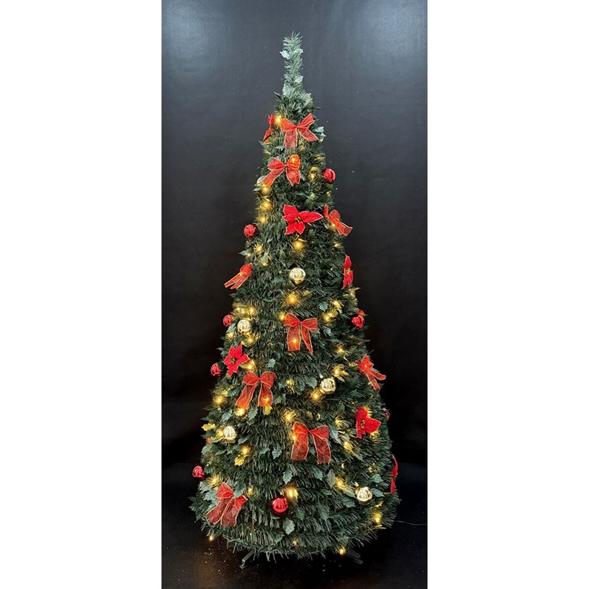 Albero Di Natale Home Esprit Rosso Verde Pvc