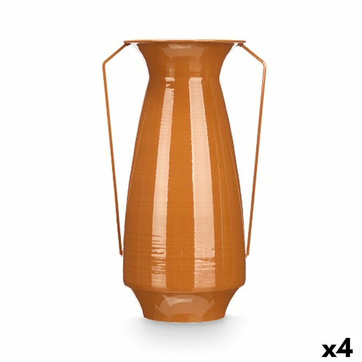 Vaso Gift Decor Teja Ferro Conico 25,5 X 41,5 X 18,5 Cm (4 Unità)