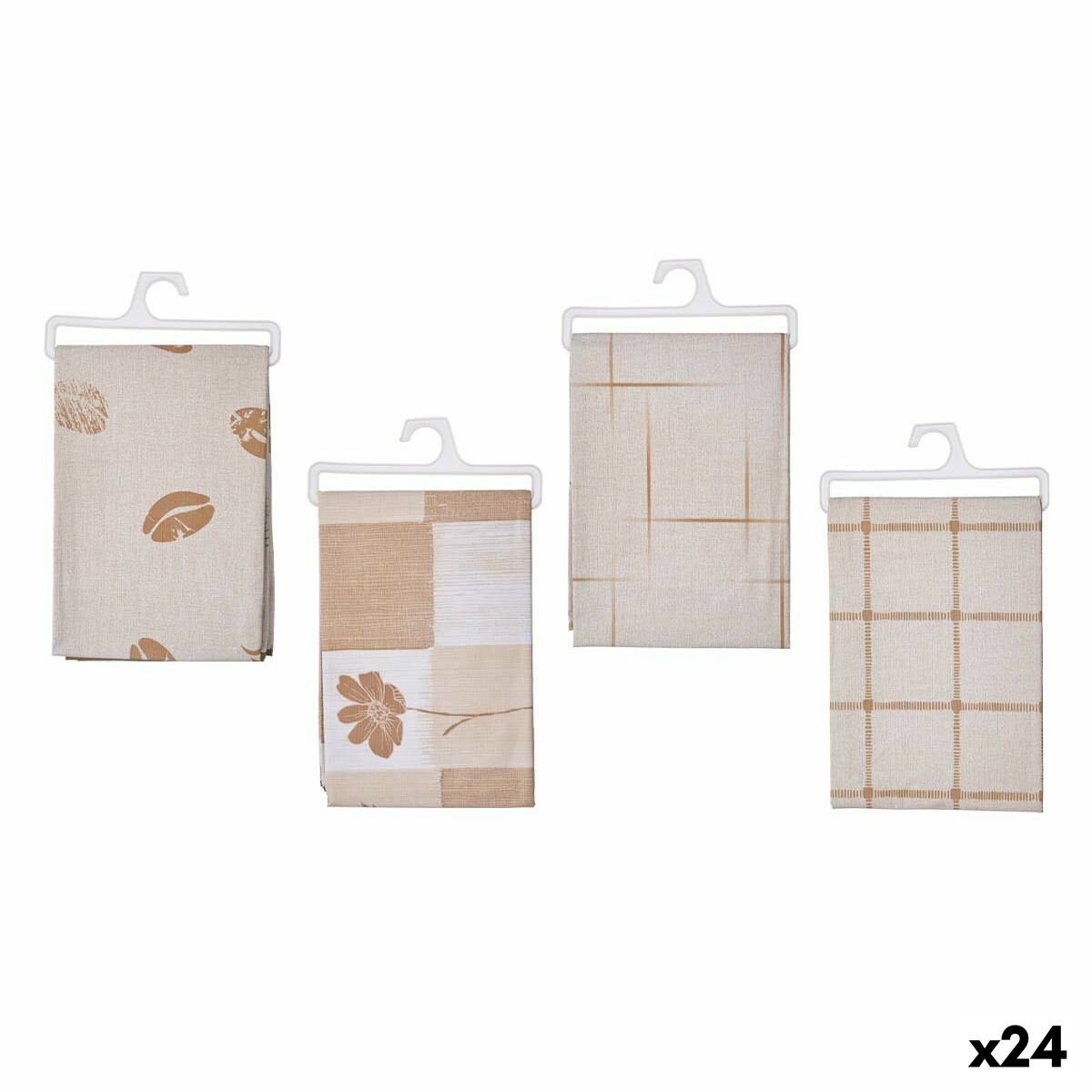 Tovaglia Kinvara Marrone 140 X 240 Cm (24 Unità)