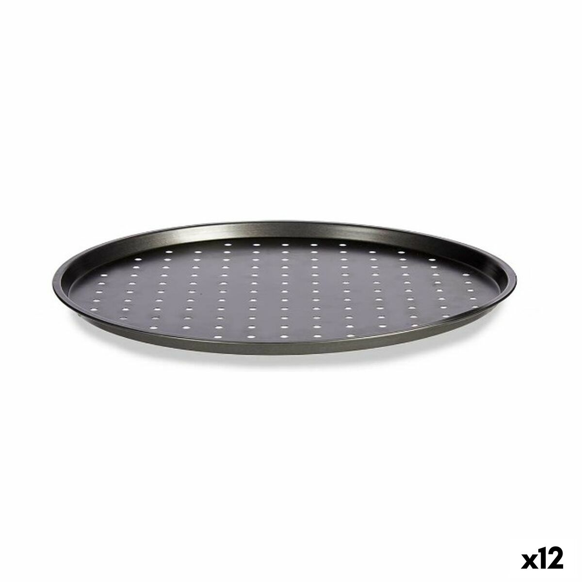 Stampo Per Pizza Kinvara Grigio Acciaio Al Carbonio 33 X 1 X 33 Cm (12 Unità)