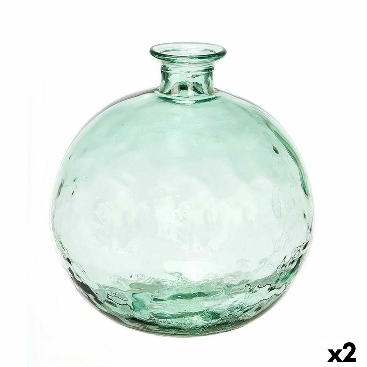 Statua Decorativa Gift Decor Trasparente Sfera Borraccia 7 L 25 X 27 X 25 Cm (2 Unità)