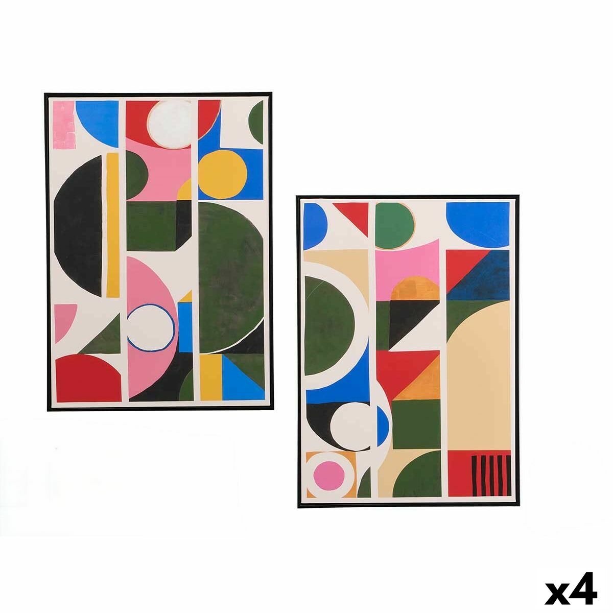 Tela Gift Decor Astratto 50 X 3 X 70 Cm (4 Unità)