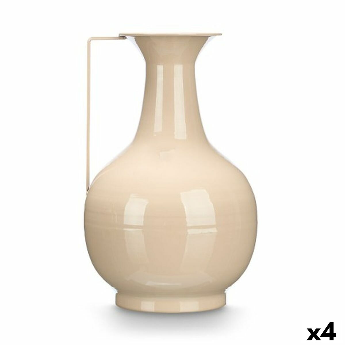Vaso Gift Decor Marrone Ferro Sfera 24 X 38 X 14,8 Cm (4 Unità)