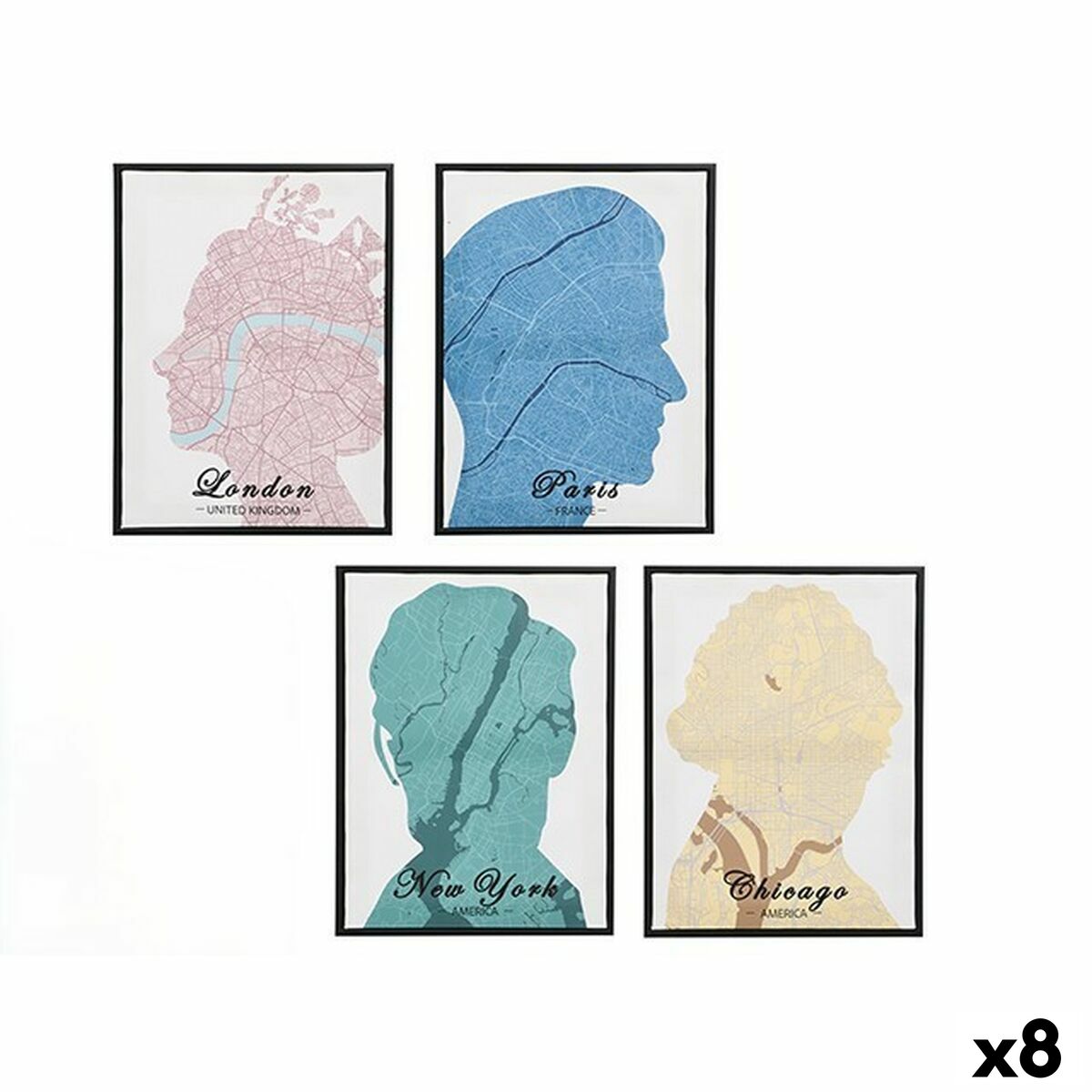 Tela Gift Decor Royalty 30 X 3 X 40 Cm (8 Unità)
