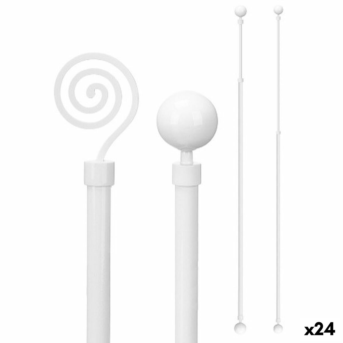 Bastone Per Tende Gift Decor Estensibile 160-320 Cm (24 Unità)
