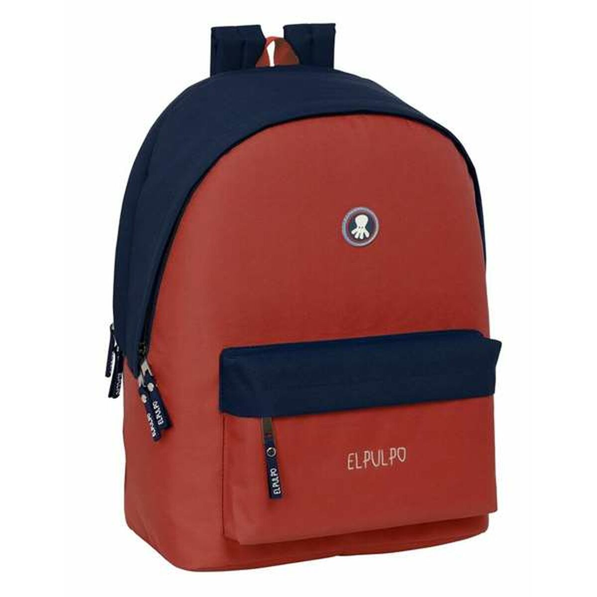 Zaino Scuola El Pulpo   Rosso Blu Marino 31 X 44 X 18 cm